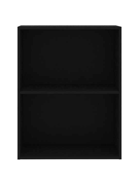 Kirjahylly musta 60x30x76,5 cm tekninen puu
