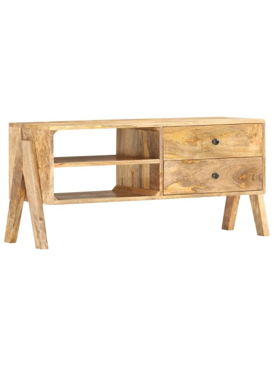 Tv-taso 97x35x47 cm täysi mangopuu