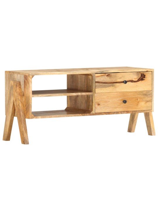 Tv-taso 97x35x47 cm täysi mangopuu