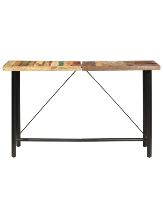 Baaripöytä 180x70x107 cm täysi kierrätetty puu