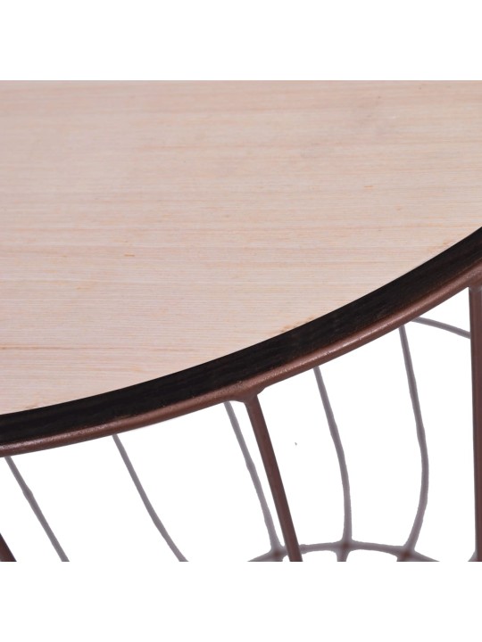 Sohvapöytä kupari Ø 39,5 cm MDF