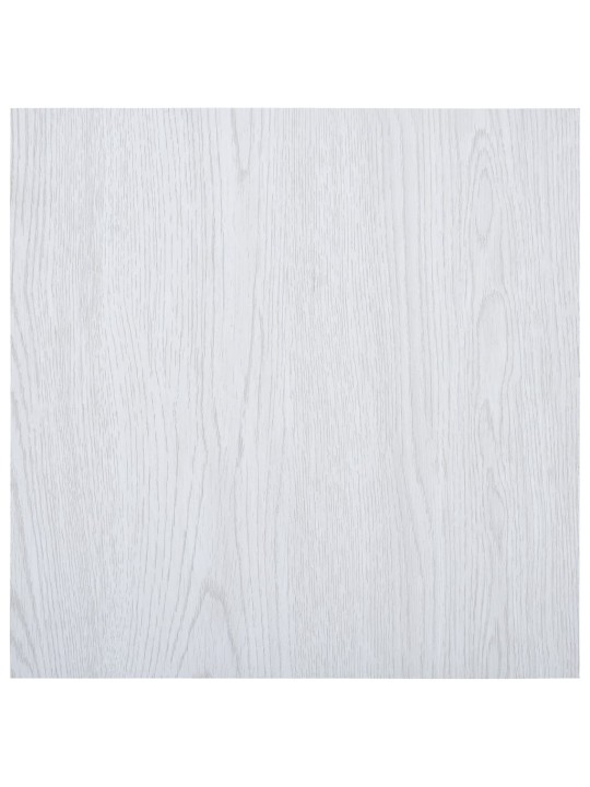 Itsekiinnittyvä PVC Lattialankku 5,11 m² valkoinen