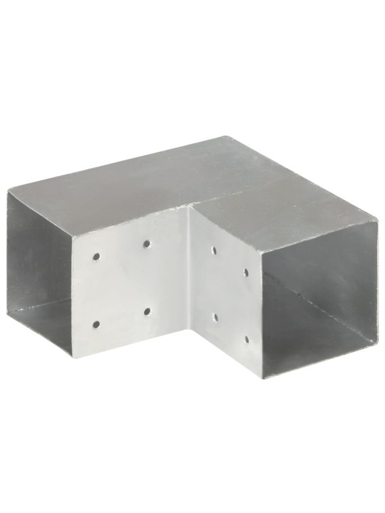 Tolppaliitin L-muoto galvanoitu metalli 101x101 mm