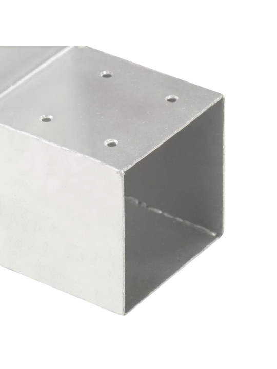 Tolppaliitin L-muoto galvanoitu metalli 101x101 mm