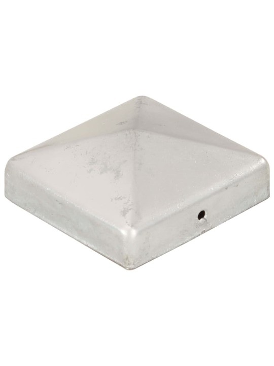 Pyramidin muotoinen aitatolpan kärki 6 kpl metalli 81x81 mm