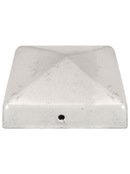 Pyramidin muotoinen aitatolpan kärki 6 kpl metalli 81x81 mm