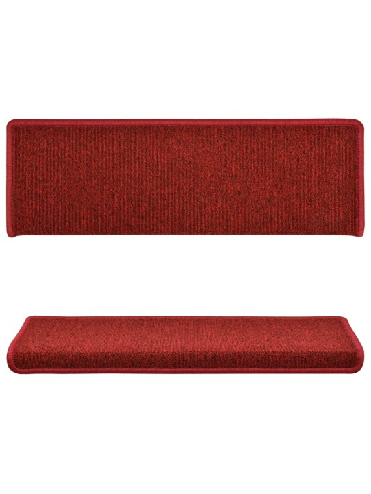 Porrasmatot 15 kpl 65x21x4 cm punainen