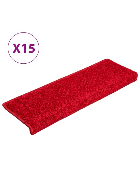 Porrasmatot 15 kpl 65x21x4 cm punainen