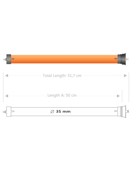 Putkimoottorit 2 kpl 10 Nm