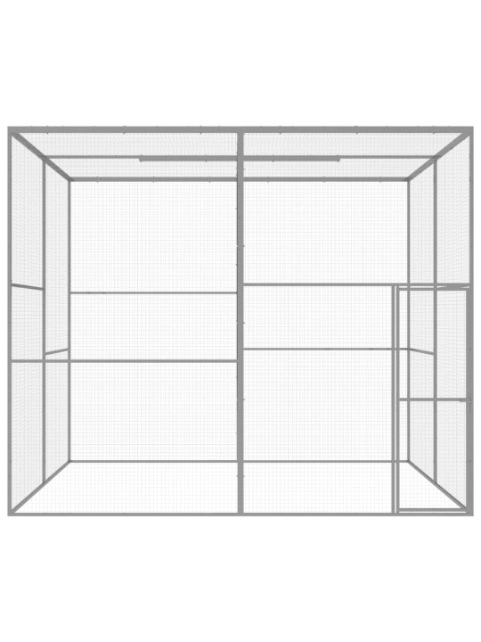 Kissahäkki 3x3x2,5 m galvanoitu teräs