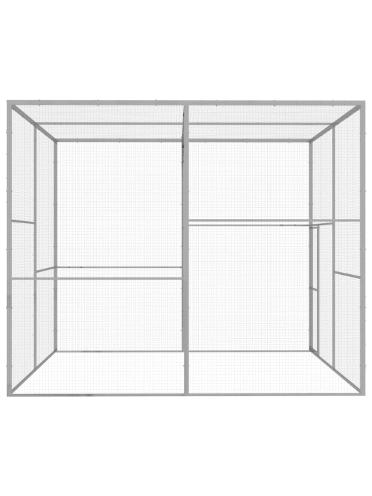 Kissahäkki 3x3x2,5 m galvanoitu teräs