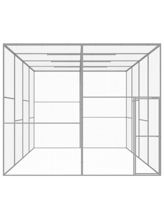 Kissahäkki 6x3x2,5 m galvanoitu teräs