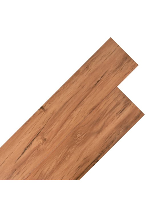 PVC-lattialankut ei-itsekiinnittyvä 4,46 m² 3 mm jalava