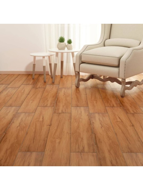 PVC-lattialankut ei-itsekiinnittyvä 4,46 m² 3 mm jalava
