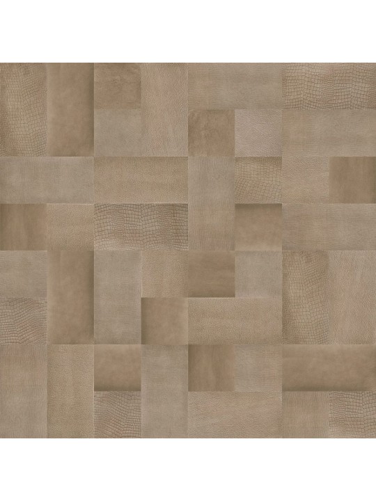 WallArt Nahkalaatat Argyle savuinen taupe 32 kpl