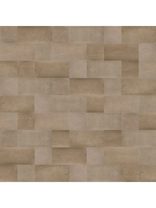 WallArt Nahkalaatat Argyle savuinen taupe 32 kpl