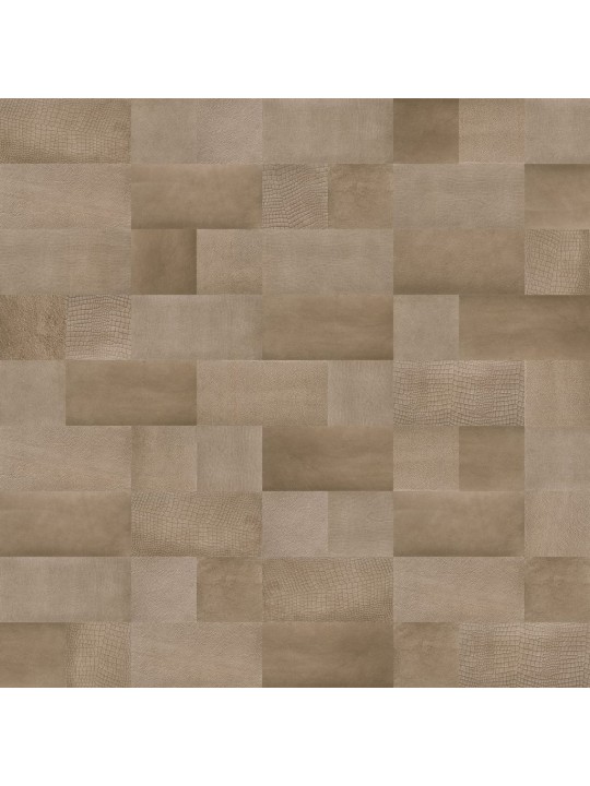 WallArt Nahkalaatat Argyle savuinen taupe 32 kpl