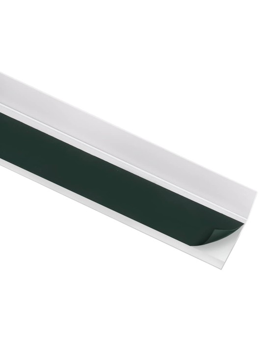 Portaikon suojukset L-muotoiset 15 kpl alumiini 90 cm hopea