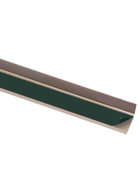 Portaikon suojukset l-muotoiset 15 kpl alumiini 90 cm ruskea
