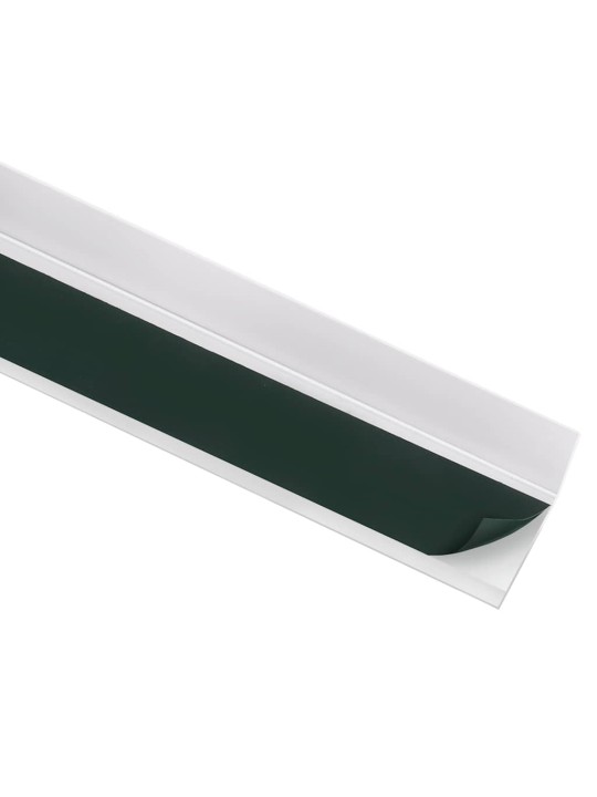 Portaikon suojukset L-muotoiset 15 kpl alumiini 100 cm hopea