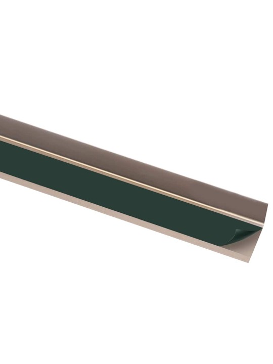 Portaikon suojukset L-muotoiset 15 kpl alumiini 100 cm ruskea
