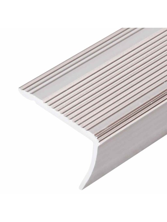 Portaikon suojukset L-muotoiset 15 kpl alumiini 100cm samppanja