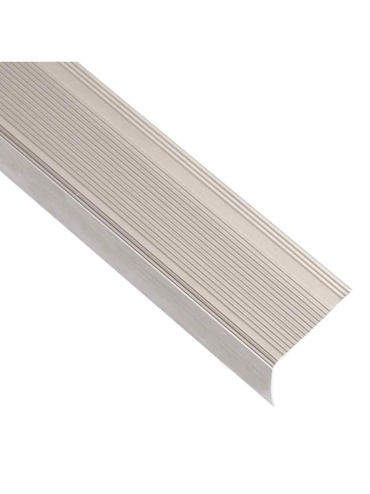 Portaikon suojukset L-muotoiset 15 kpl alumiini 100cm samppanja