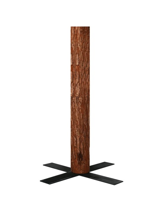 Kapea joulukuusi aidolla puulla ja lumella vihreä 180 cm