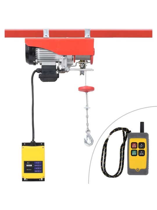 Sähköinen nostin langattomalla kaukosäätimellä 1000W 300/600 kg