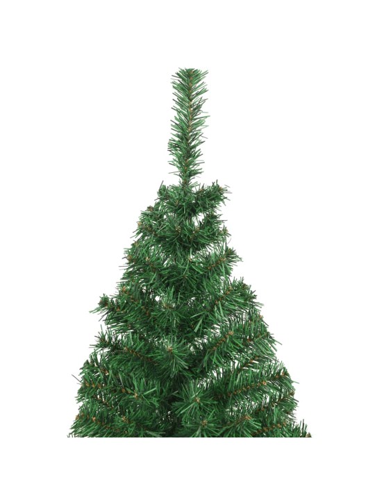 Tekojoulukuusi paksuilla oksilla vihreä 210 cm PVC