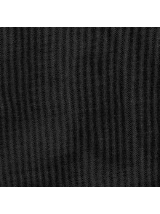 Pellavamainen pimennysverho koukuilla musta 290x245 cm