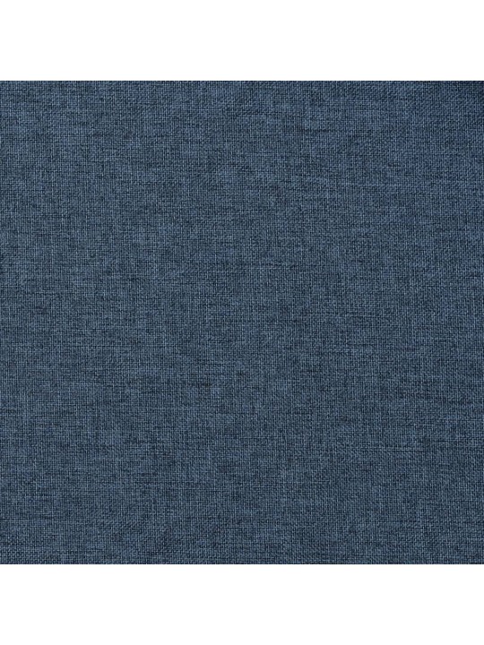 Pellavamaiset pimennysverhot renkailla 2 kpl sininen 140x175 cm