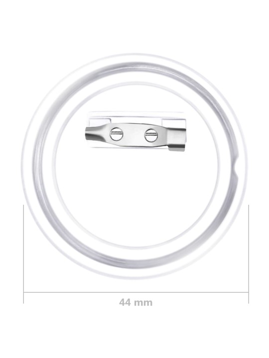 Rintanappisarja pinsseillä 100 sarjaa akryyli 44 mm