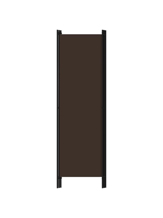 3-paneelinen tilanjakaja ruskea 150x180 cm