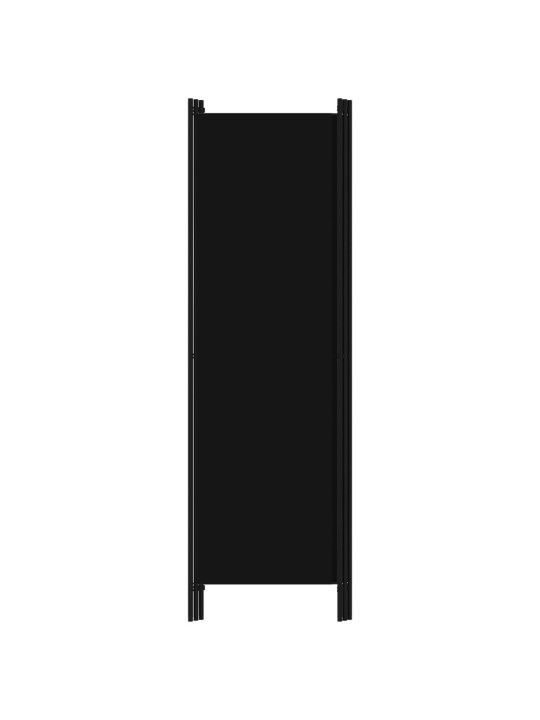 3-paneelinen tilanjakaja musta 150x180 cm
