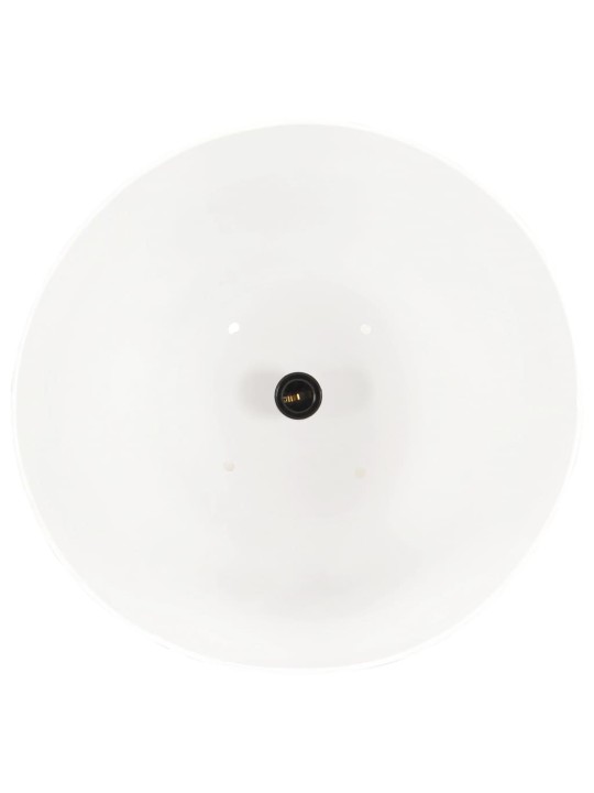 Teollistyylinen riippuvalaisin 25 W valkoinen pyöreä 42 cm E27