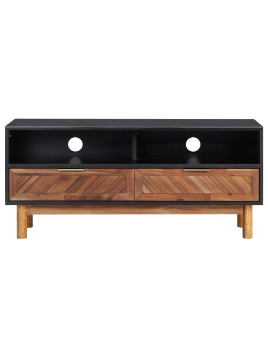 Tv-taso 100x35x45 cm täysi akaasiapuu ja mdf