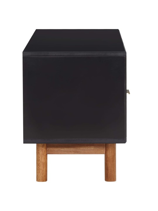 Tv-taso 100x35x45 cm täysi akaasiapuu ja mdf