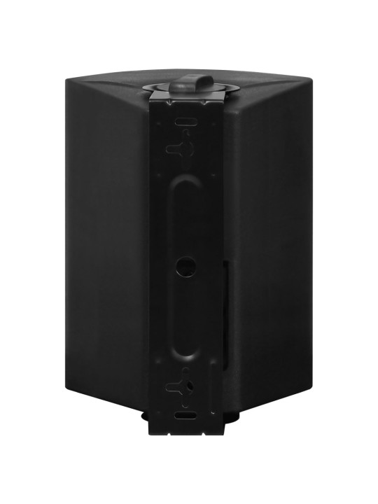 Seinäkiinnitteiset stereokaiuttimet 2 kpl musta sisä/ulko 100 w