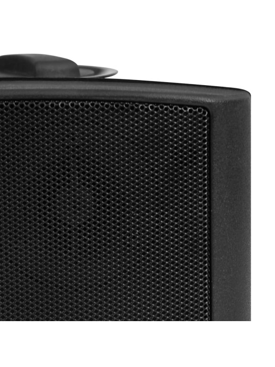 Seinäkiinnitteiset stereokaiuttimet 2 kpl musta sisä/ulko 120 w