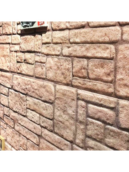 3d-seinäpaneelit beige tiilikuvio 10 kpl eps