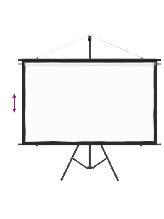 Valkokangas jalustalla 72" 16:9