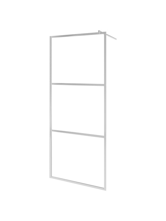 Walk-in suihkun seinäke puoliksi huurrutettu esg-lasi 115x195cm