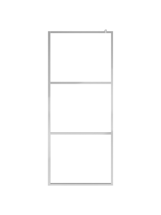 Walk-in suihkun seinäke puoliksi huurrutettu esg-lasi 115x195cm