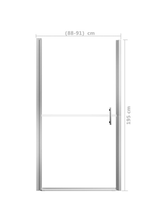 Suihkuovi karkaistu lasi 91x195 cm