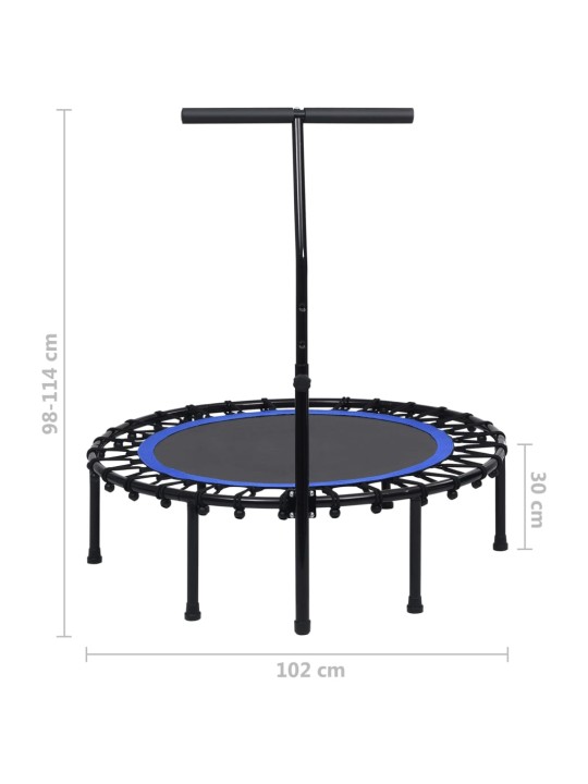 Fitness trampoliini kahvalla 102 cm