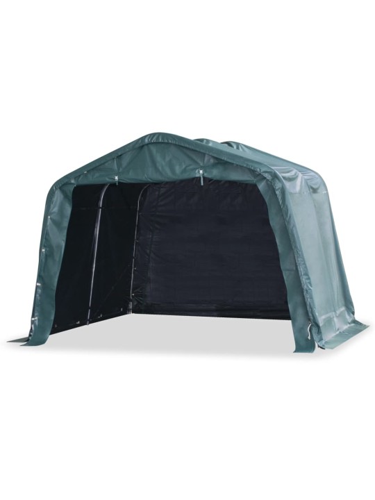 Irrotettava karjateltta pvc 550 g/m² 3,3x3,2 tummanvihreä