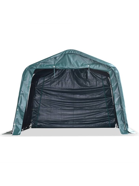 Irrotettava karjateltta pvc 550 g/m² 3,3x3,2 tummanvihreä