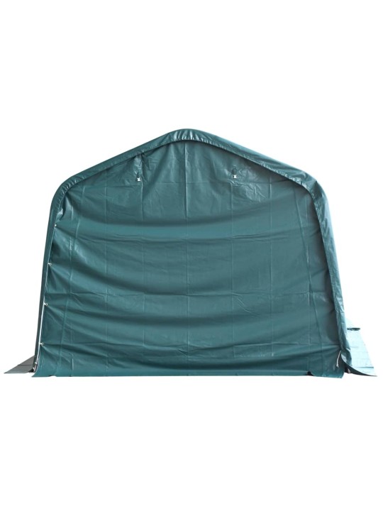 Irrotettava karjateltta pvc 550 g/m² 3,3x3,2 tummanvihreä