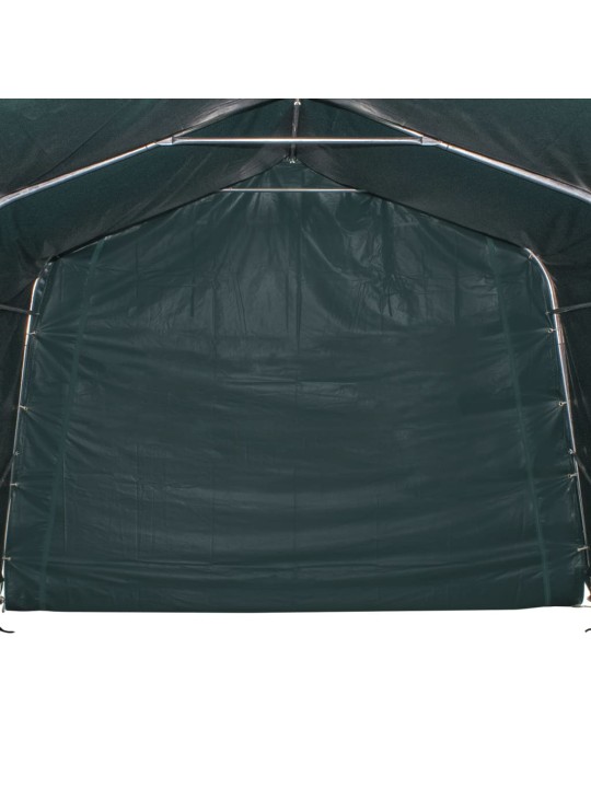 Irrotettava karjateltta pvc 550 g/m² 3,3x3,2 tummanvihreä